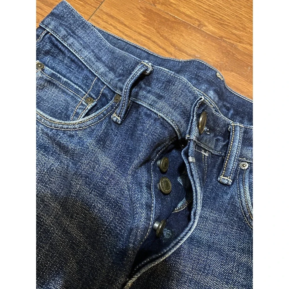 AllSaints Spitalfields Jeans Mens Selvedge Whiskers Honeycomb Fits 32x32 (tag 30